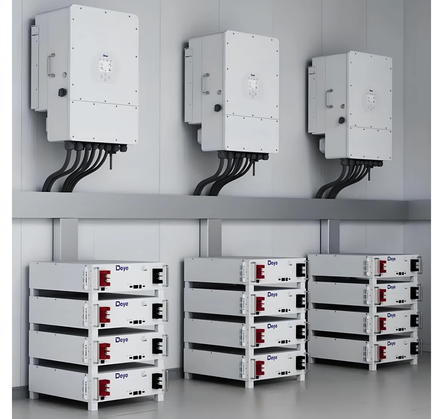 6.14 kWh wall-mounted waterproof battery